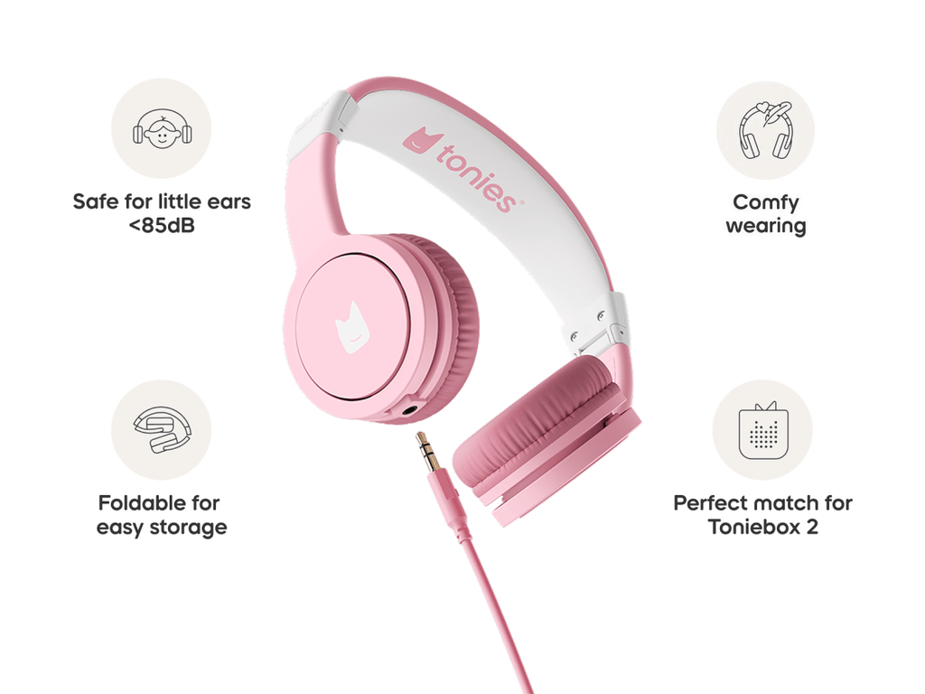 Wired Headphones Cloud Pink Premium