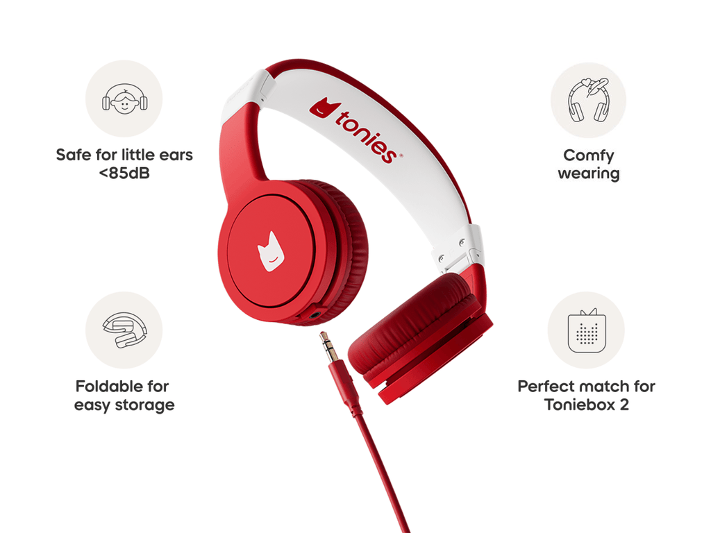 Wired Headphones Sunset Red Premium