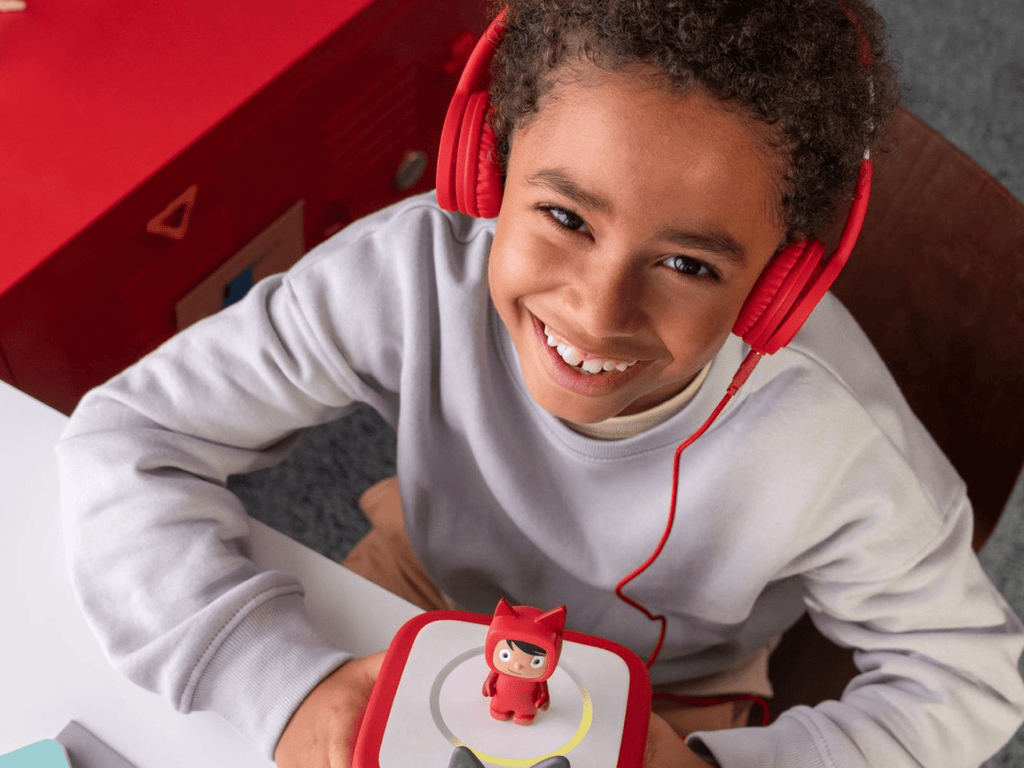 Wired Headphones Sunset Red Premium
