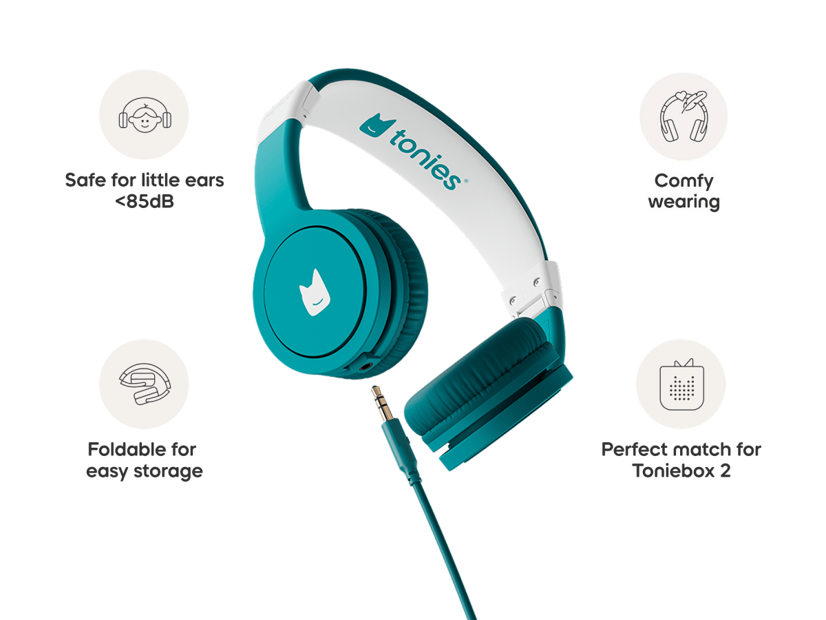 Wired Headphones Tropical Teal Premium