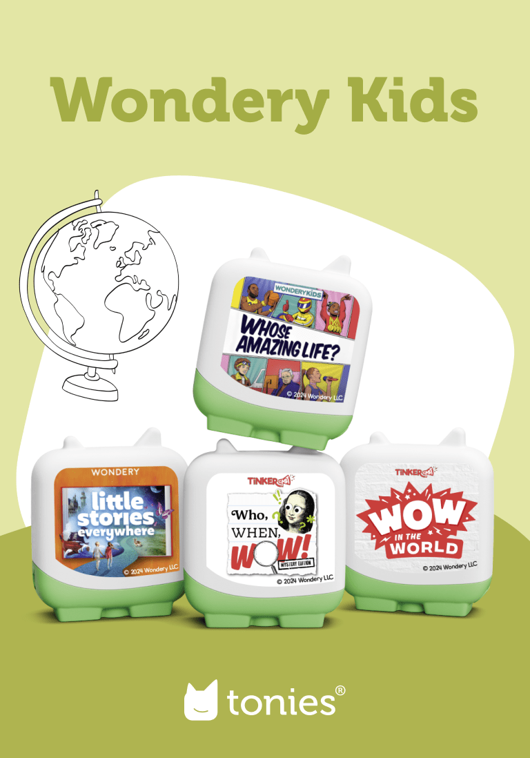 Wondery Kids Pocket Tonies 4 Pack Audio Character