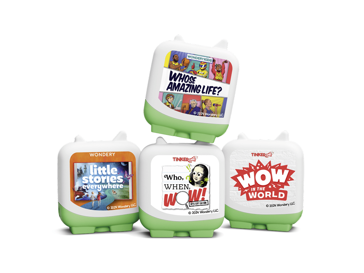 Wondery Kids Pocket Tonies 4 Pack Audio Character