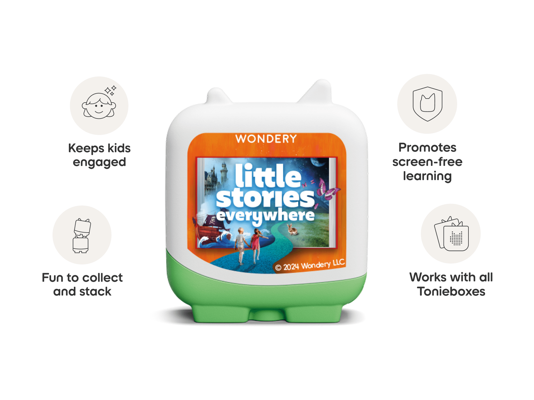 Wondery Kids Pocket Tonies 4 Pack Audio Character