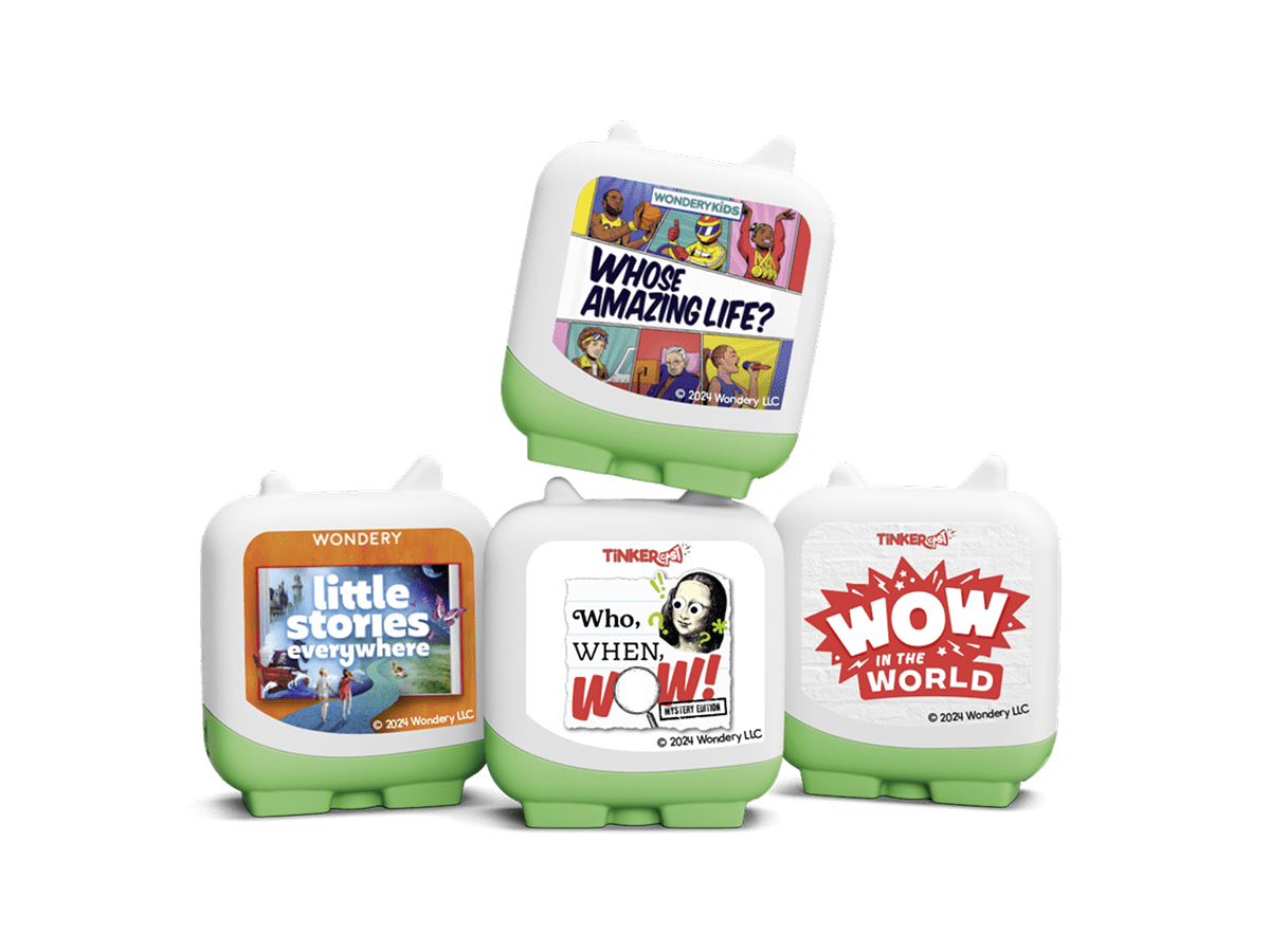 Wondery Kids Pocket Tonies 4 Pack Audio Character