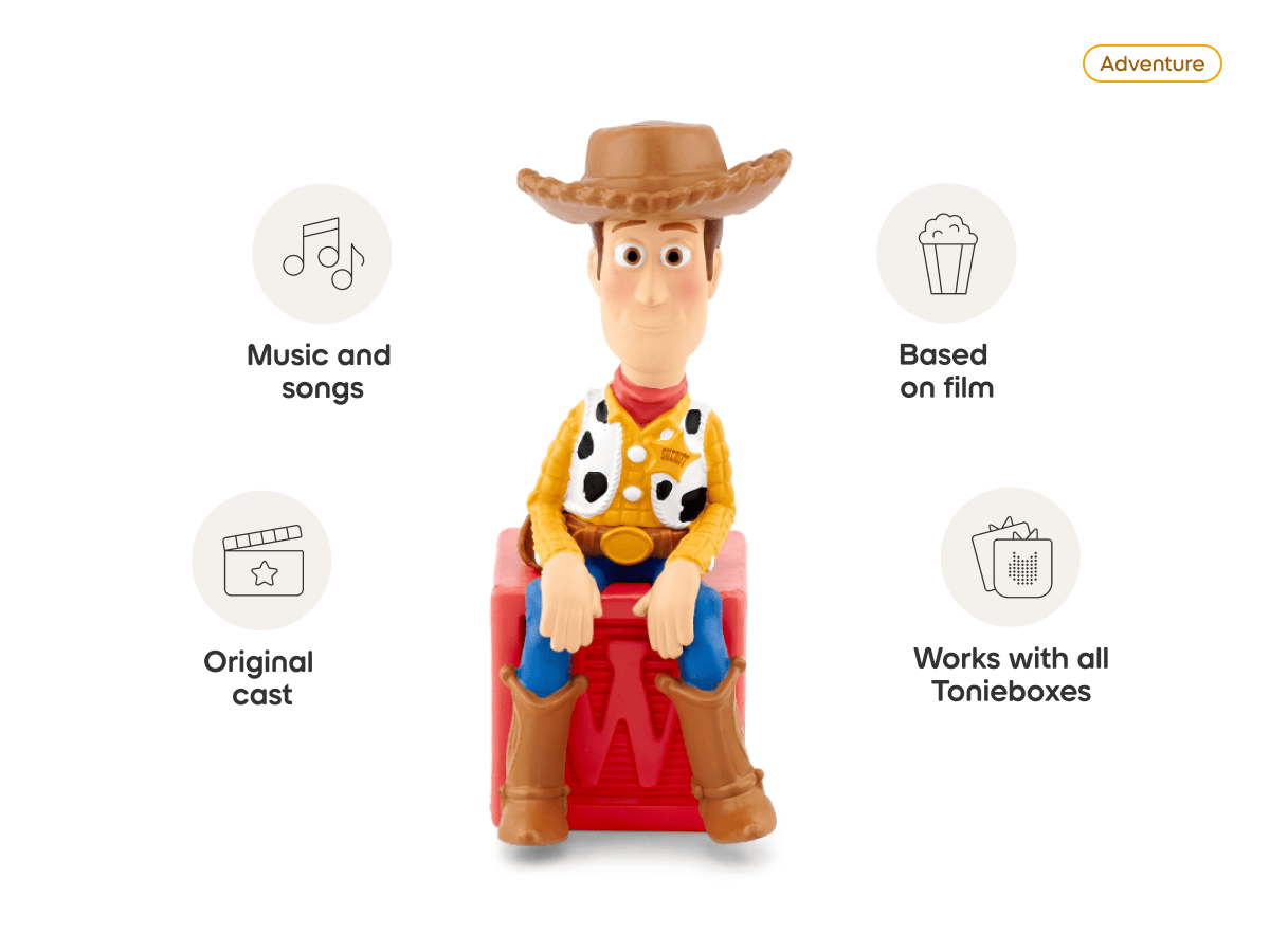 Disney and Pixar Toy Story Woody Tonie en Español Audio Character Tale